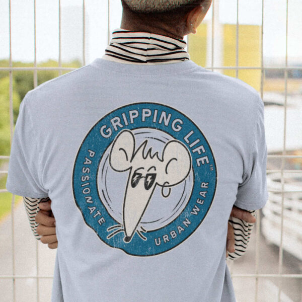 Gripping Life - Home 26 The Punk Rat T-Shirt By Gripping Life