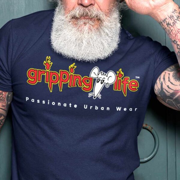 The RED FLAMES LOGO - Men's Unisex by Gripping Life