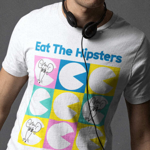 Eat The Hipsters Design #2 by Gripping Life