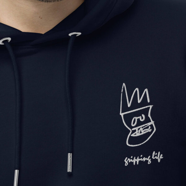 Skull and Crown Essential Hoodie by Gripping Life - French Navy