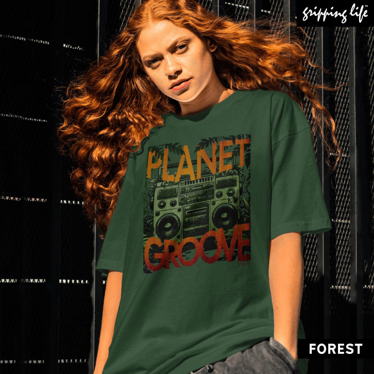 Eco Warrior T-Shirt - Planet Groove By Gripping Life - Forest