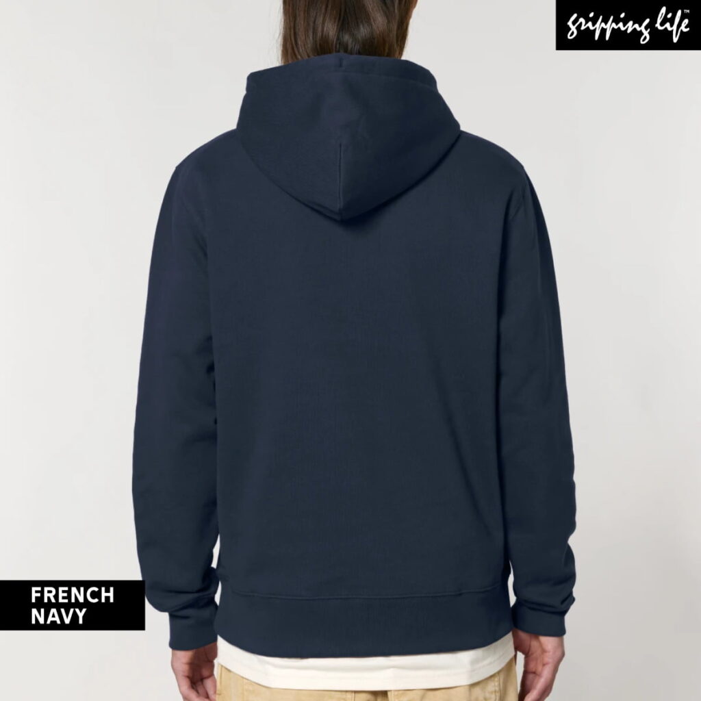The Ocean - Organic Hoodie By Gripping Life - French Navy