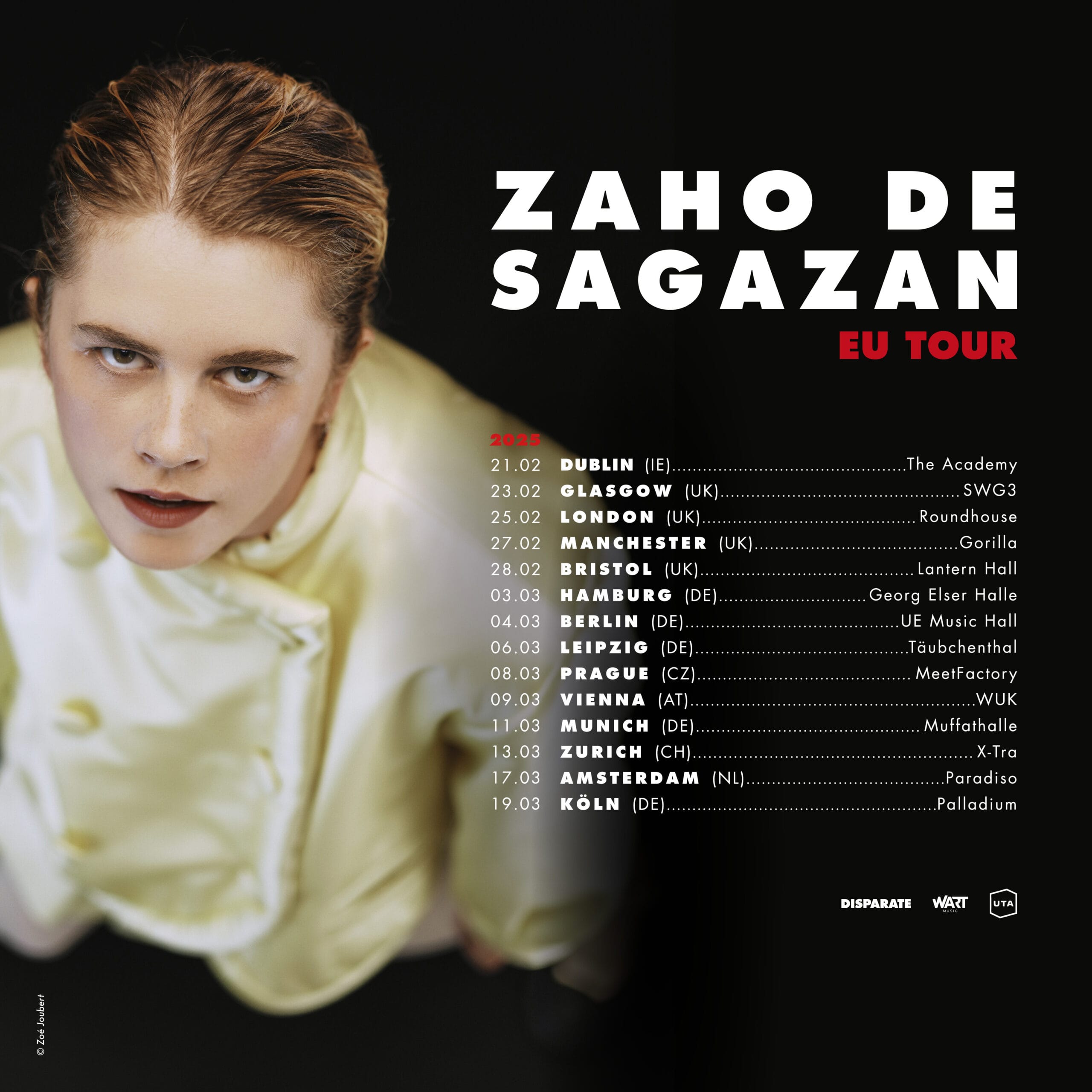 Zaho de Sagazan’s Bold Leap: From French Chanson to Captivating the USA 8 Zaho De Sagazan - Europe Tour 2025