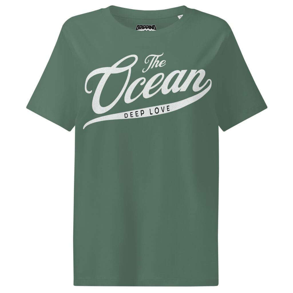 Deep Sea - Save The Ocean Organic T-Shirt By Gripping Life And Stanley/Stella - Green Bay